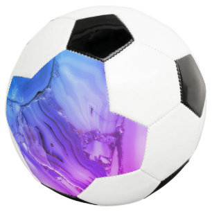 Exotic Purple Marble  Soccer Ball