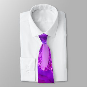 Exotic Purple Marble  Tie
