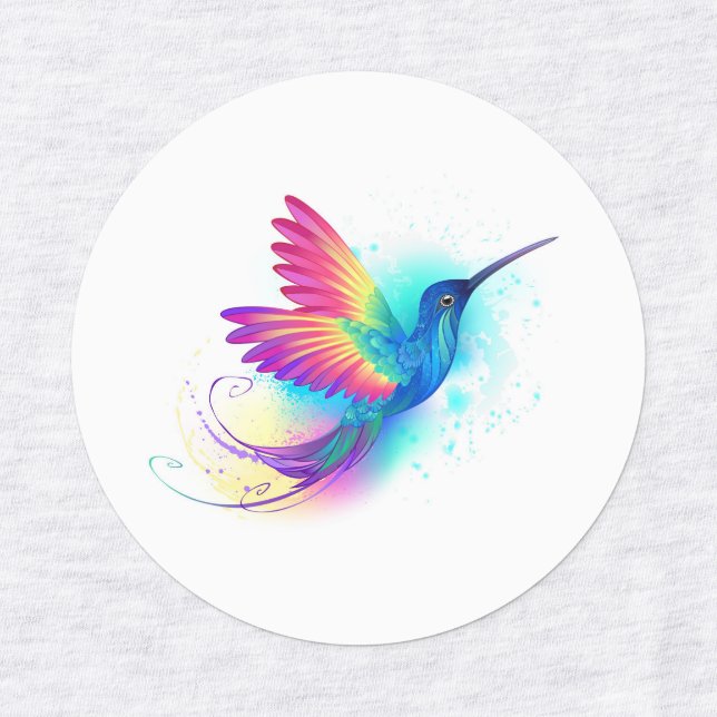 Exotic Rainbow Hummingbird (Design 1)