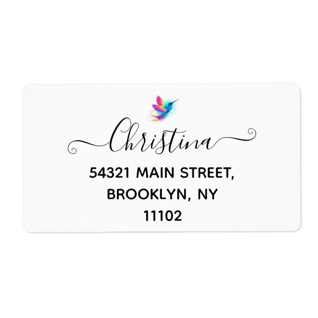 Exotic Rainbow Hummingbird (Front)