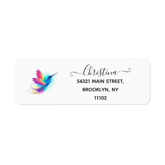 Exotic Rainbow Hummingbird (Front)