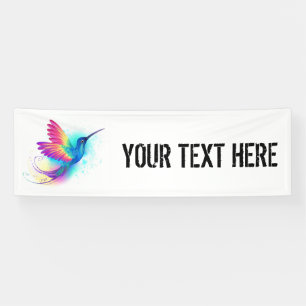 Exotic Rainbow Hummingbird Banner
