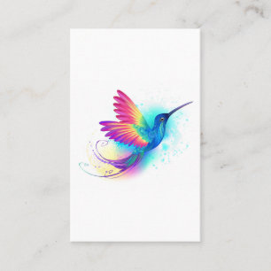 Exotic Rainbow Hummingbird Business Card