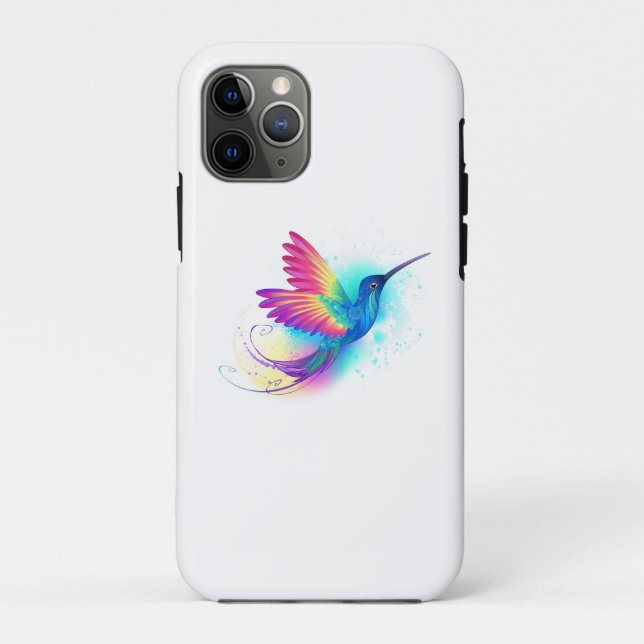 Exotic Rainbow Hummingbird Case-Mate iPhone Case (Back)