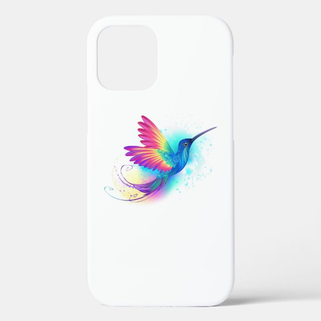 Exotic Rainbow Hummingbird Case-Mate iPhone Case (Back)