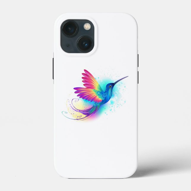 Exotic Rainbow Hummingbird Case-Mate iPhone Case (Back)