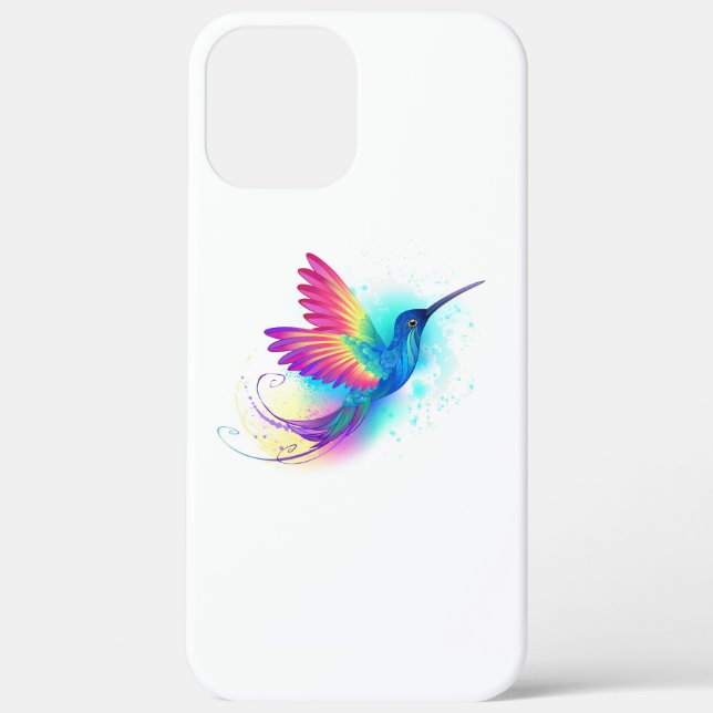 Exotic Rainbow Hummingbird Case-Mate iPhone Case (Back)