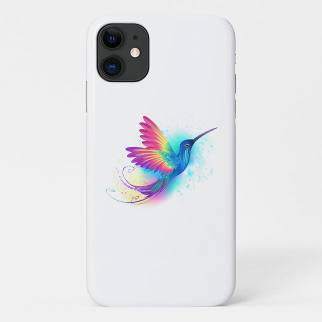 Exotic Rainbow Hummingbird Case-Mate iPhone Case (Back)
