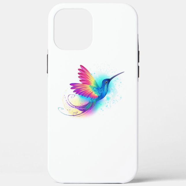 Exotic Rainbow Hummingbird Case-Mate iPhone Case (Back)