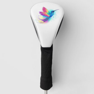 Exotic Rainbow Hummingbird Golf Head Cover