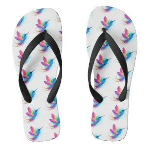 Exotic Rainbow Hummingbird Jandals