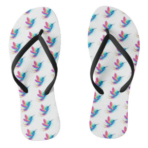 Exotic Rainbow Hummingbird Jandals