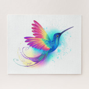 Exotic Rainbow Hummingbird Jigsaw Puzzle