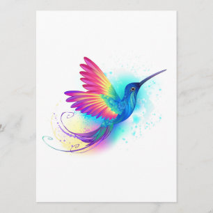 Exotic Rainbow Hummingbird Menu