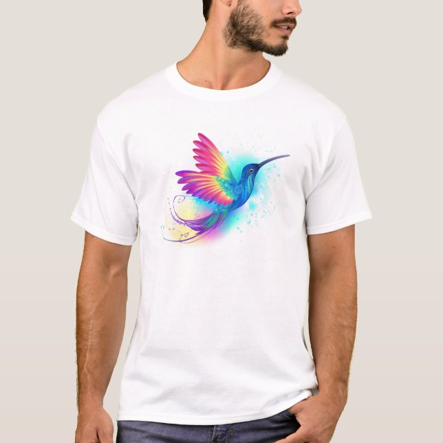 Exotic Rainbow Hummingbird T-Shirt (Front)