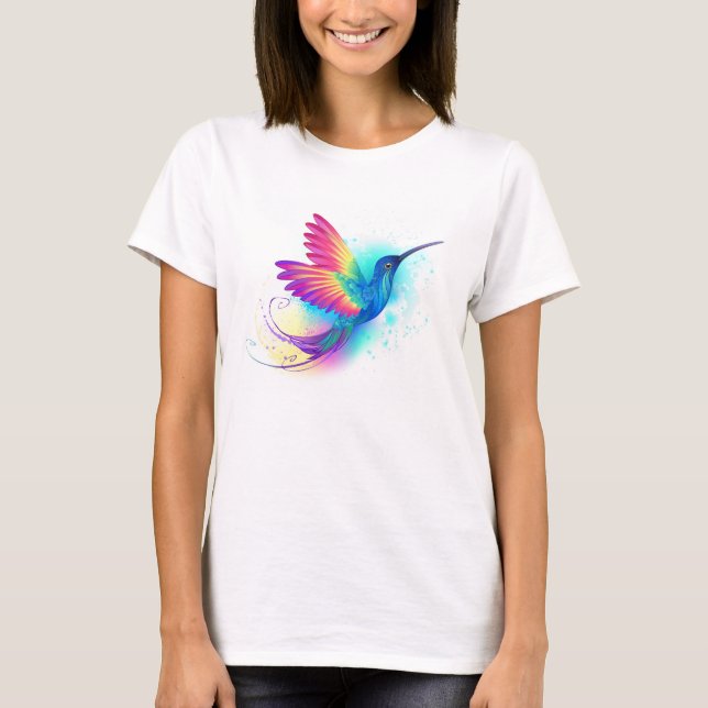 Exotic Rainbow Hummingbird T-Shirt (Front)