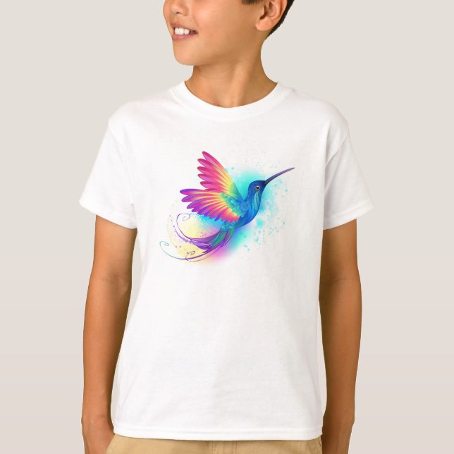 Exotic Rainbow Hummingbird T-Shirt (Front)