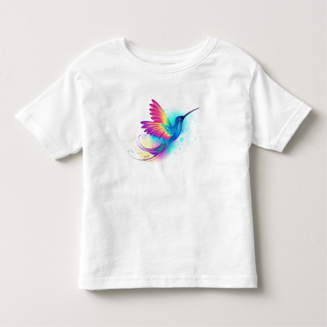 Exotic Rainbow Hummingbird Toddler T-Shirt (Front)