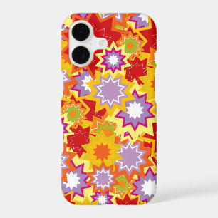 Exotic Red Marrakesh Stars Art Pattern Phone Case