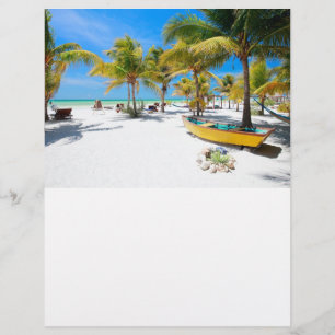 Exotic resort flyer