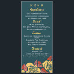 Exotic Roses - Wedding Menu cards<br><div class="desc">Exotic matching menu cards that are 100% customisable sto beautifully present your menu selection. Change the font size, style, and colour. Re - word the menu to fit your personal style. If you need the card in another size or want the line expanded to include matching rsvp cards, wedding invites,...</div>