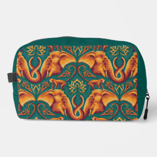 Exotic Safari Tapestry Pattern - The White Lotus Dopp Kit