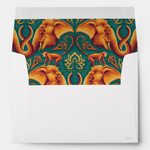 Exotic Safari Tapestry Pattern - The White Lotus Envelope