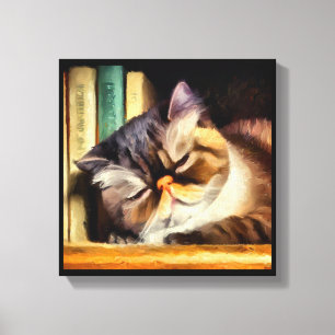 Exotic Shorthair Cat Canvas Print