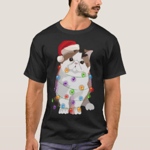 Exotic Shorthair Cat Christmas Lights Xmas Cat Lov T-Shirt