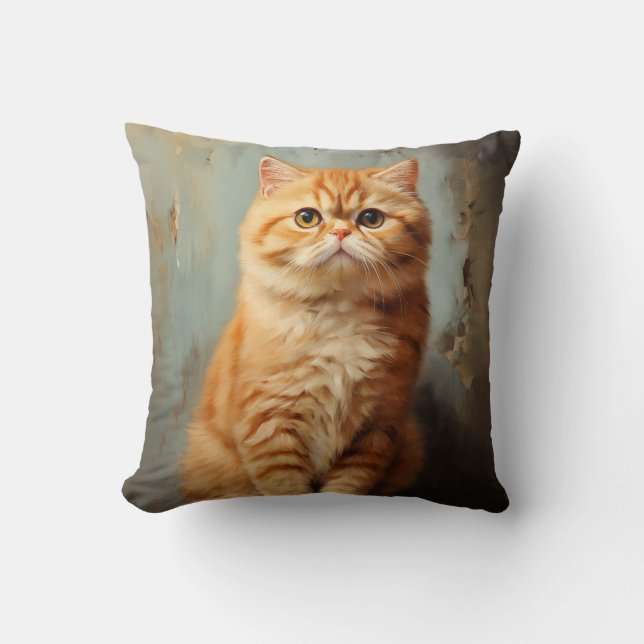 Exotic Shorthair cat Cushion (Front)