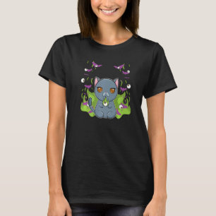 Exotic Shorthair Cat Pastel Goth Magic Eye T-Shirt
