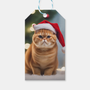 Exotic Shorthair Christmas Gift Tags
