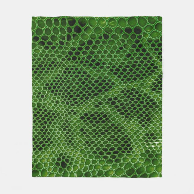 Exotic Snake Skin Background Fleece Blanket (Front)