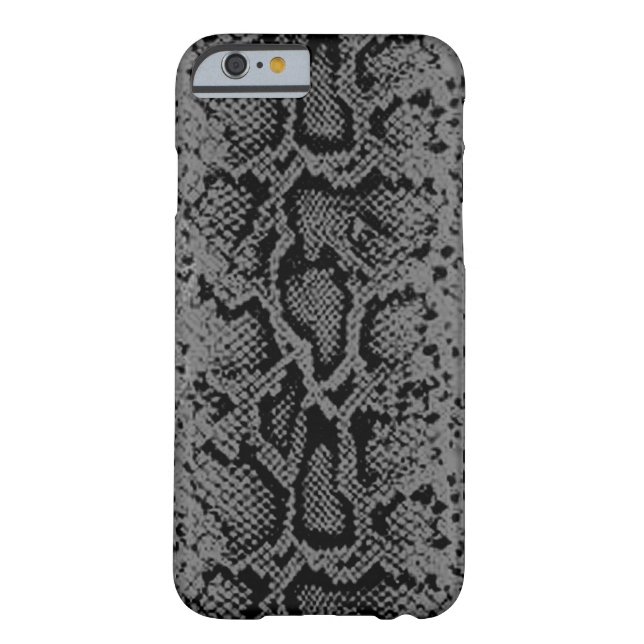 Exotic Snakeskin Pattern | charcoal grey Case-Mate iPhone Case (Back)