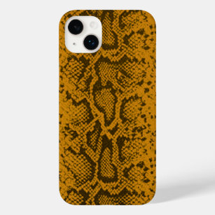 Exotic Snakeskin Pattern   golden tan Case-Mate iPhone 14 Plus Case