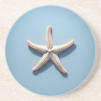 Exotic Starfish with Blue Background Coaster