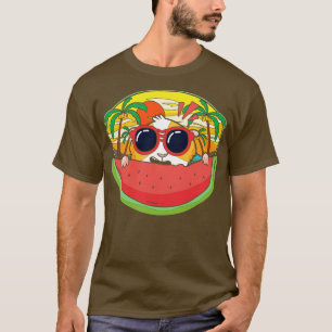 Exotic Sunset Watermelon Sunglasses Funny Guinea P T-Shirt