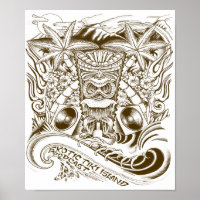 Exotic Tiki Island Podcast Poster