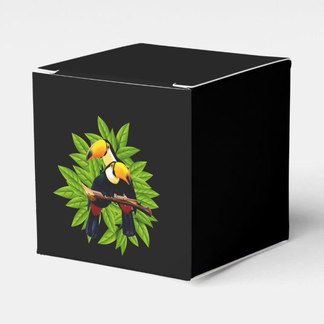 Exotic Toucans Favour Box (Front Side)