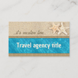 Exotic Travel Agency Business Card