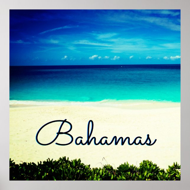 Exotic Travel Custom Text Poster (Front)