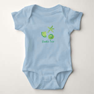 Exotic Trio Baby Bodysuit