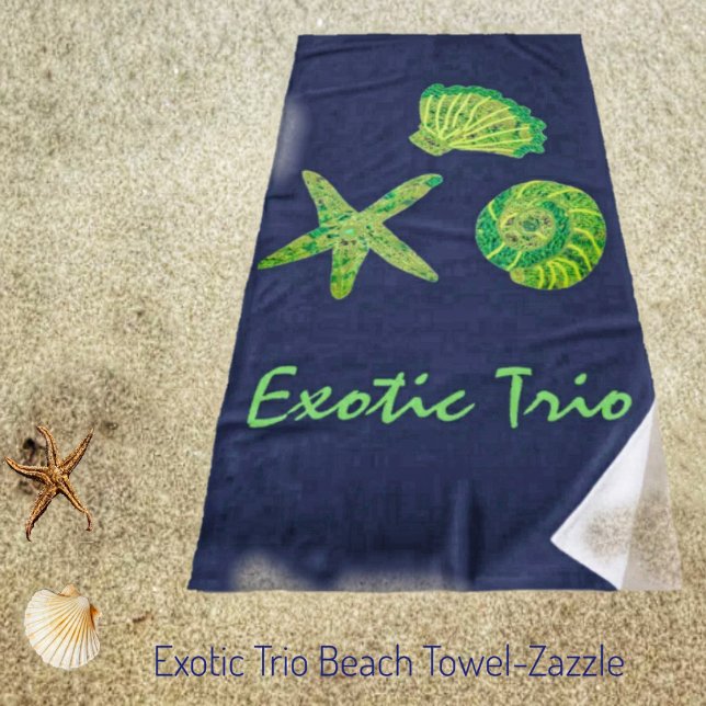 Exotic Trio Beach Towel (Creator Uploaded)