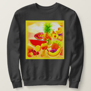 Exotic Tropical Fruits Painting. Buy Now Sweatshirt