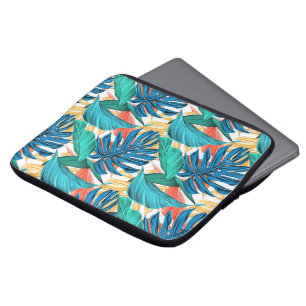 Exotic Tropical Leaves Laptop Sleeve