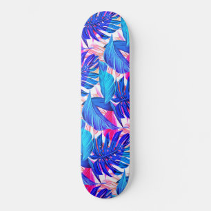 Exotic Tropical Leaves - Skateboard