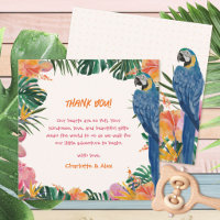 Exotic Tropical Parrot Jungle Baby Shower