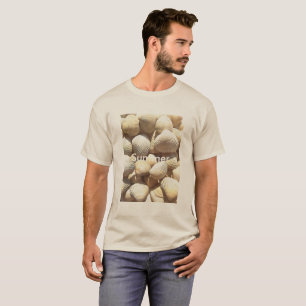 Exotic Tropical Sea Shell Summer Beach Photography T-Shirt