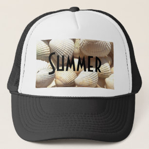 Exotic Tropical Sea Shell Summer Beach Photography Trucker Hat