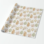 Exotic Watercolor Palm Leaves Wrapping Paper<br><div class="desc">Exotic watercolor palm leaves in various colours are featured on this wrapping paper - great for bridal showers,  weddings,  birthday parties or any occasion.</div>